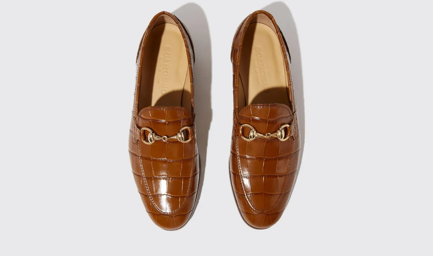 Flash Sale Scarosso Alessandra Brown Croco Brown - Croco-Printed Calf