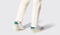 Sale Scarosso Alex Green Edit White/Green - Calf