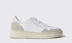 Cheap Scarosso Alexia Pink Edit White/Pink - Calf