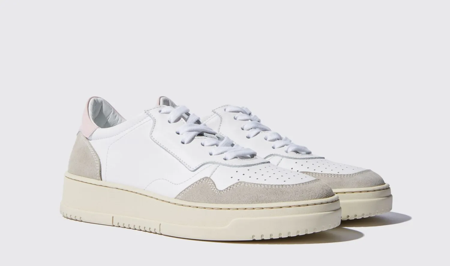 Cheap Scarosso Alexia Pink Edit White/Pink - Calf