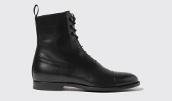 Best Scarosso Archie Black Black - Calf