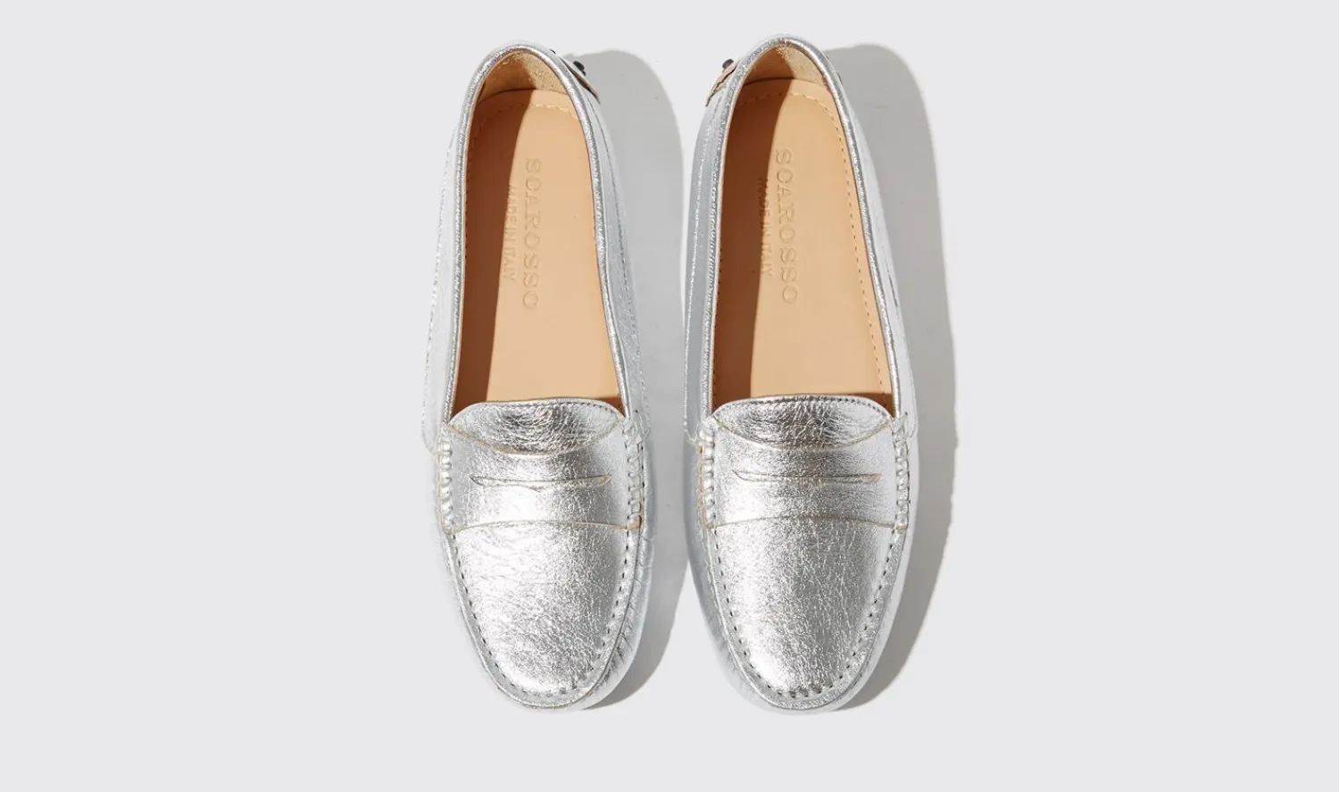 Outlet Scarosso Ashley Silver Silver - Calf