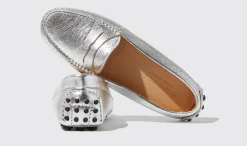 Outlet Scarosso Ashley Silver Silver - Calf