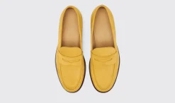 Cheap Scarosso Austin Yellow Nubuck Yellow - Nubuck