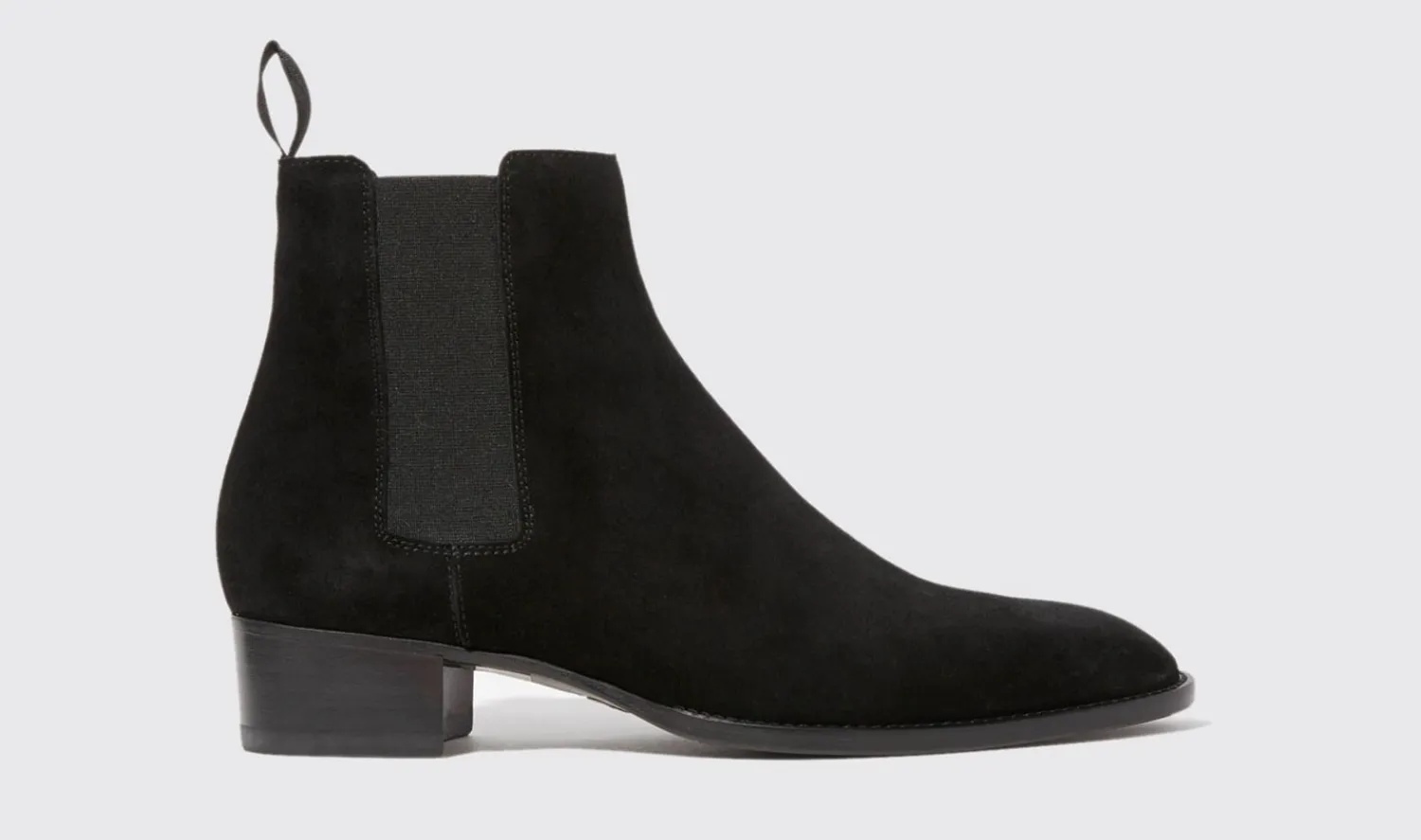 Cheap Scarosso Axel Black Suede Black - Suede