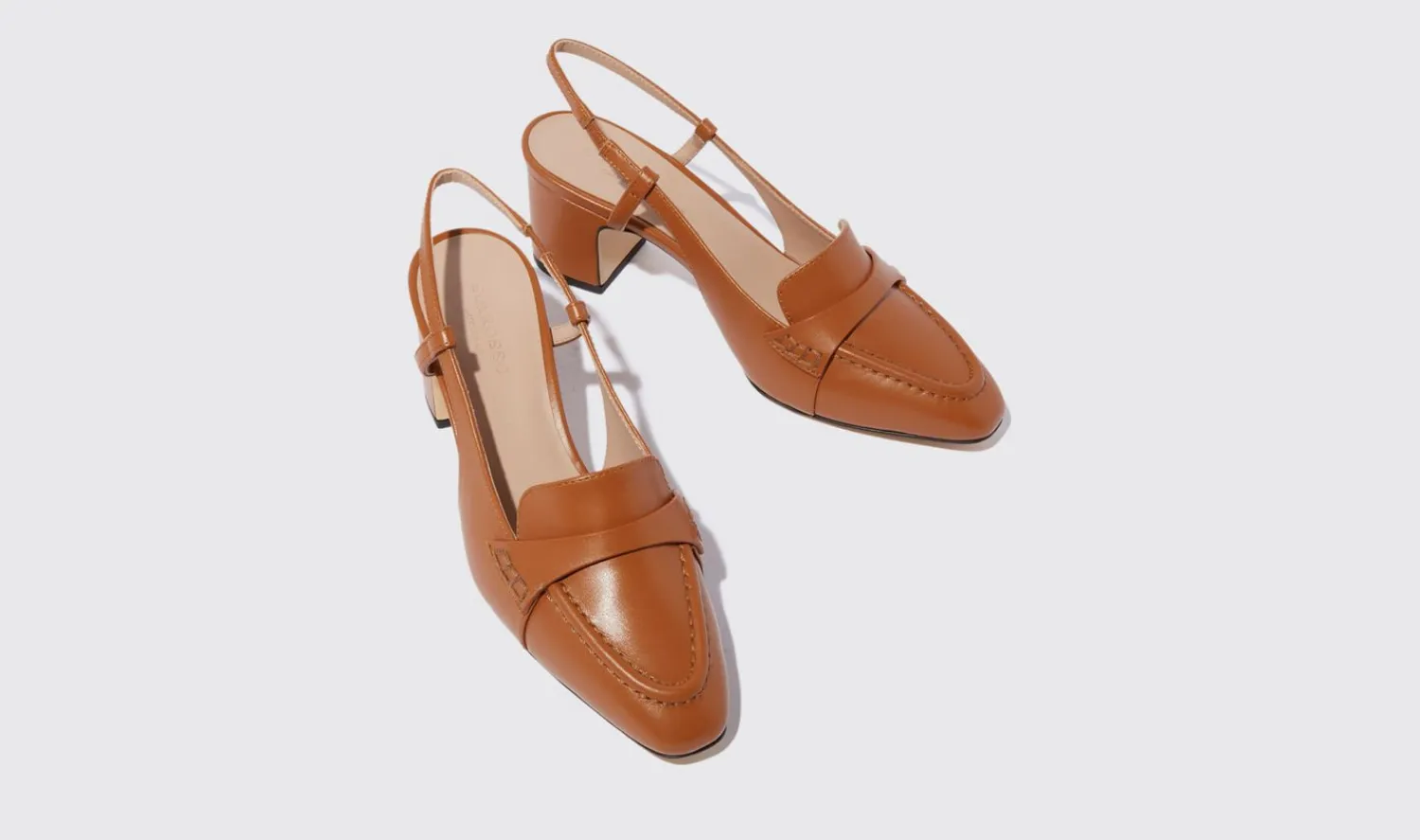 Sale Scarosso Bianca Cognac Cognac - Calf