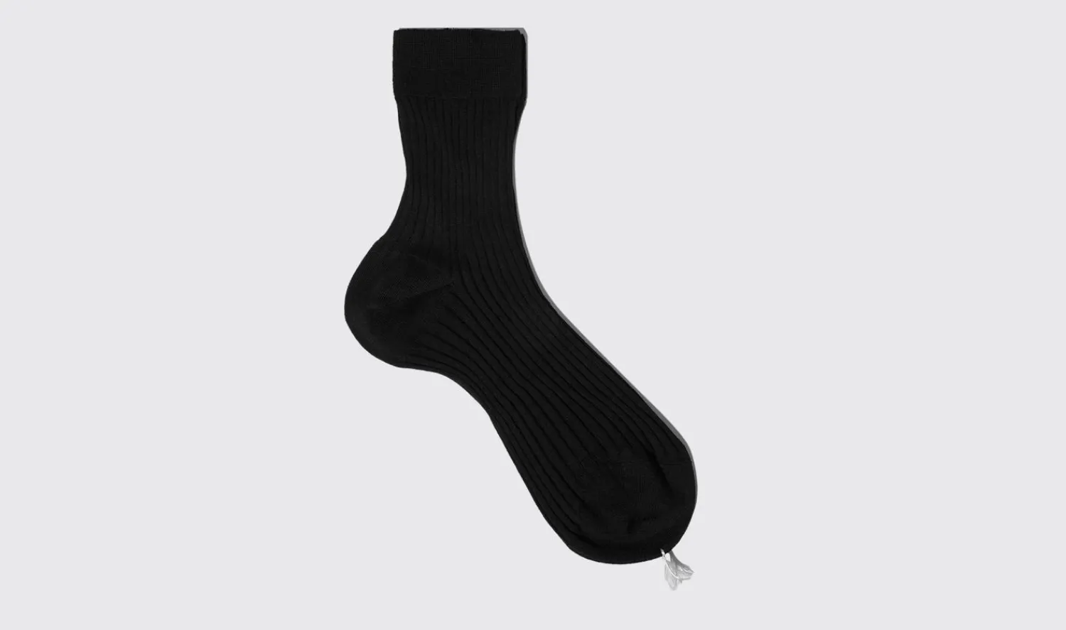 Shop Scarosso Black Cotton Ankle Socks Black - Cotton