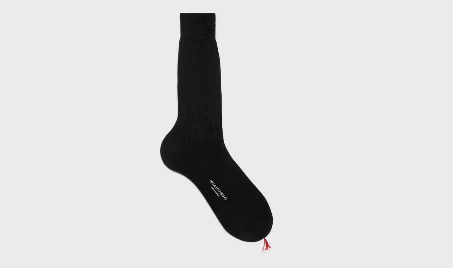 Fashion Scarosso Black Cotton Calf Socks Black - Cotton