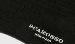 Flash Sale Scarosso Black Wool Calf Socks Black - Wool