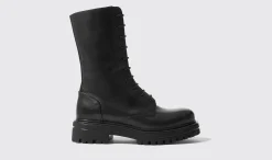 Shop Scarosso Cara Black Black - Calf