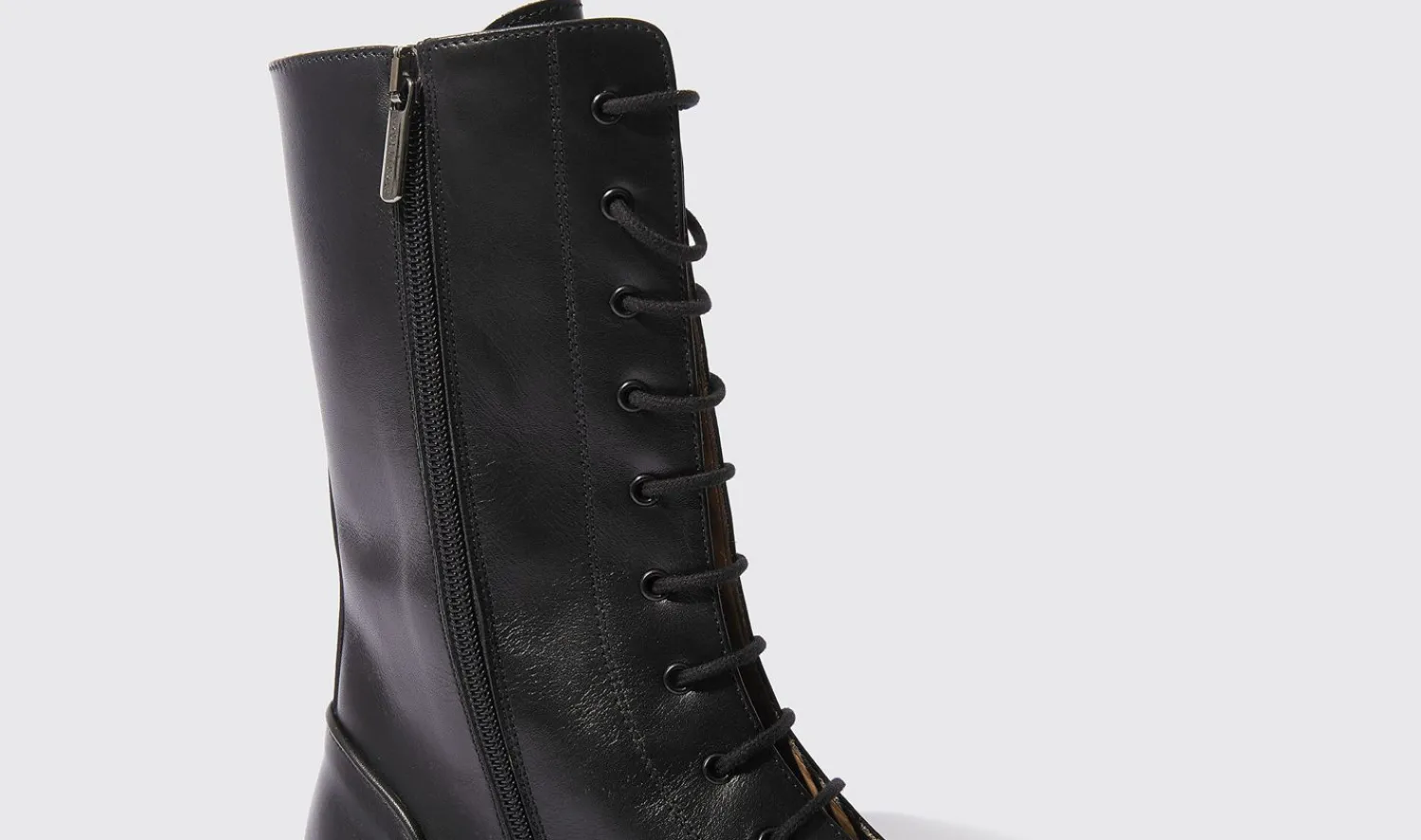 Shop Scarosso Cara Black Black - Calf