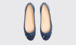 Shop Scarosso Carla Blue Blue - Calf