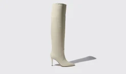 Flash Sale Scarosso Carra Beige Beige - Calf