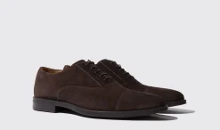 Clearance Scarosso Cesare Moro Scamosciato Brown Suede