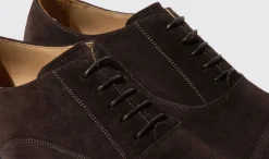 Clearance Scarosso Cesare Moro Scamosciato Brown Suede