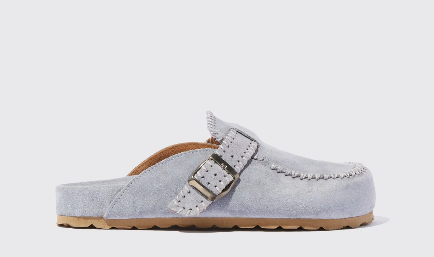 Clearance Scarosso Cheyenne Morning Light Blue - Suede