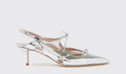 Clearance Scarosso Cinderella Silver - Laminated Calf