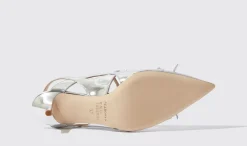 Clearance Scarosso Cinderella Silver - Laminated Calf