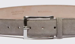 Best Sale Scarosso Cintura Grigia Classica Taupe Suede