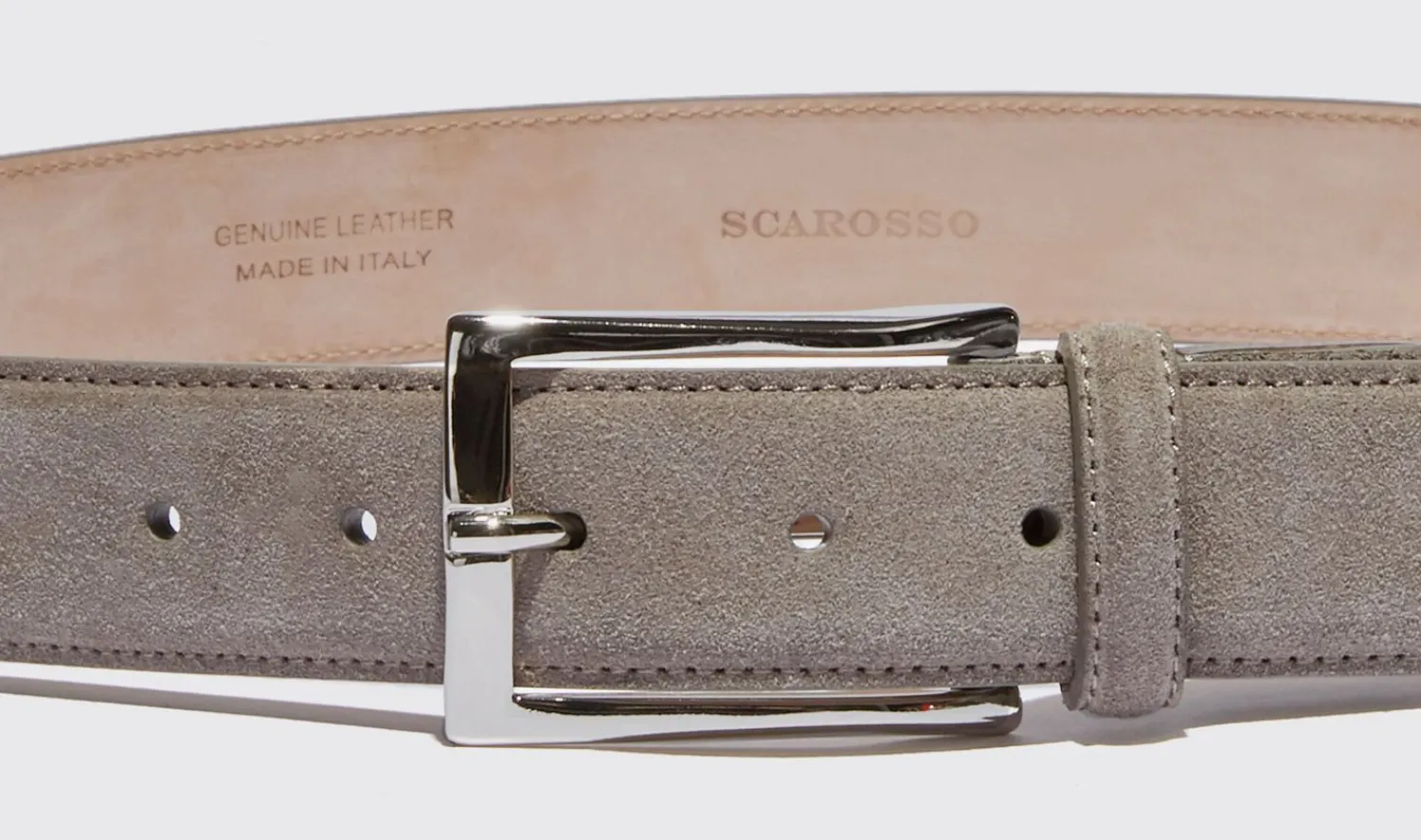 Best Sale Scarosso Cintura Grigia Classica Taupe Suede