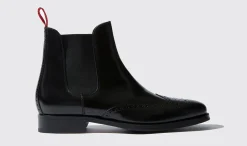 Shop Scarosso Dario Nero Black Calf