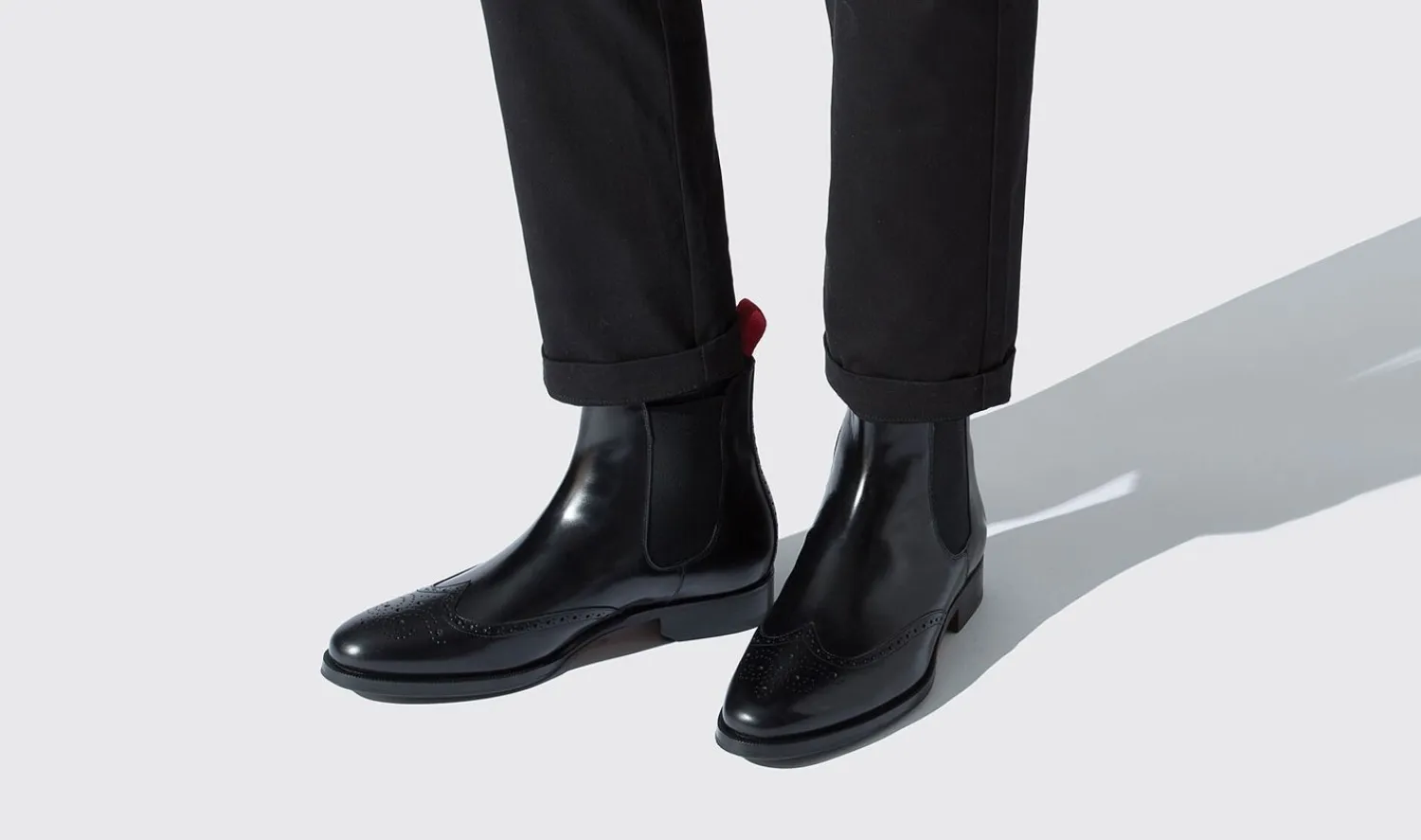 Shop Scarosso Dario Nero Black Calf