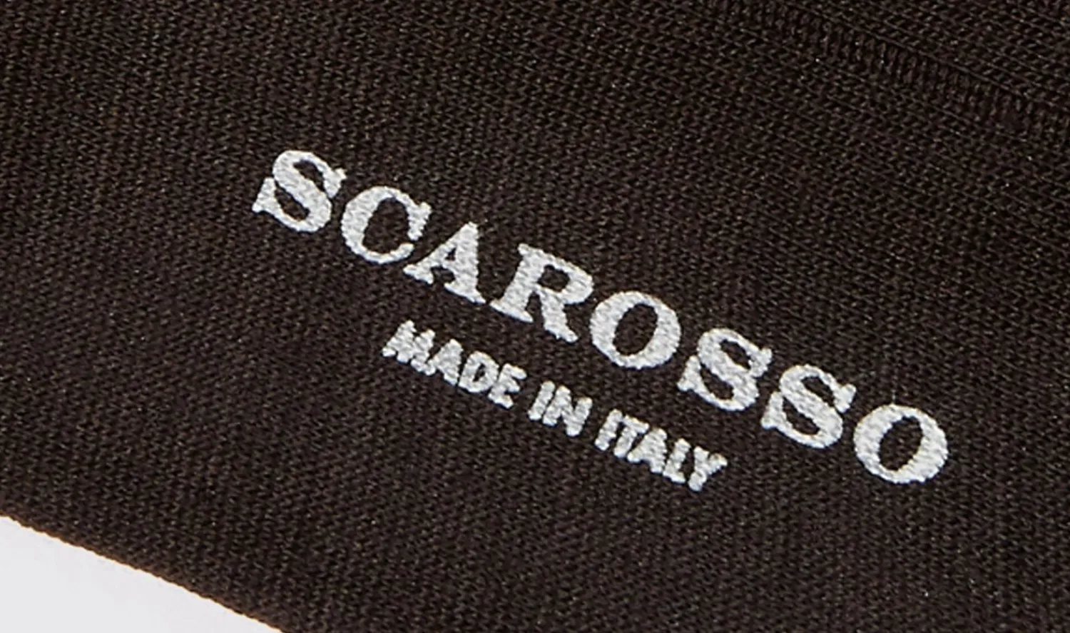 Cheap Scarosso Dark Brown Cotton Calf Socks Brown - Cotton
