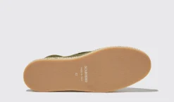 Shop Scarosso Diego Green Suede Green - Suede