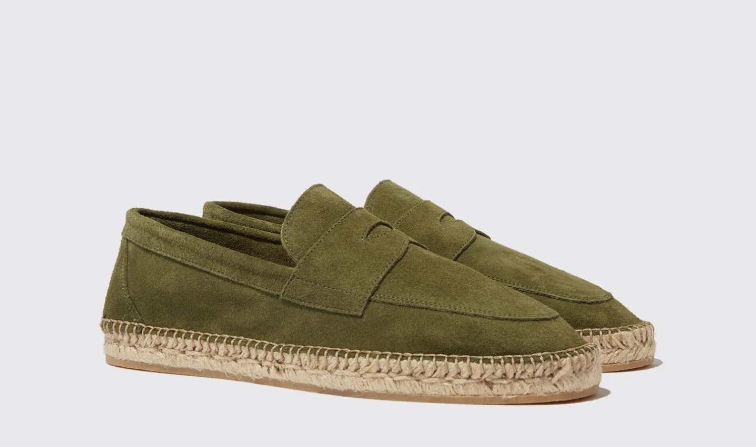 Shop Scarosso Diego Green Suede Green - Suede