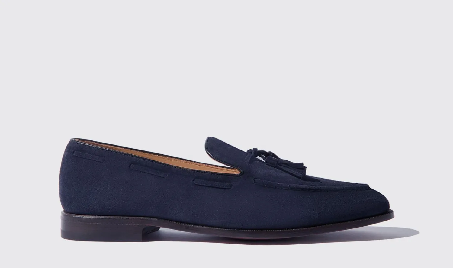 Best Sale Scarosso Duccio Abisso Scamosciato Leggero Dark Blue Suede