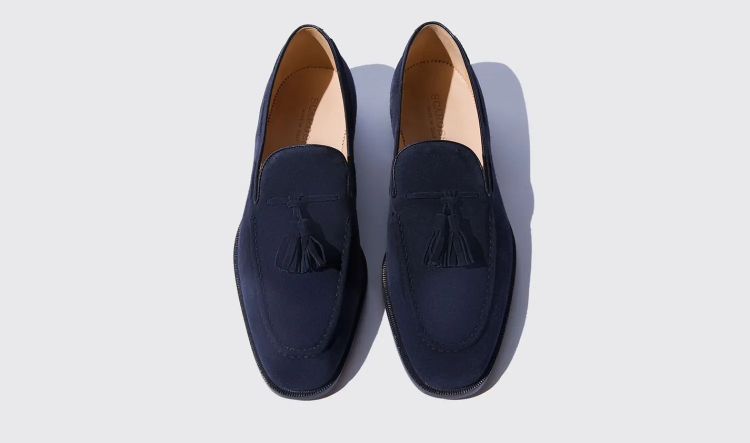 Best Sale Scarosso Duccio Abisso Scamosciato Leggero Dark Blue Suede