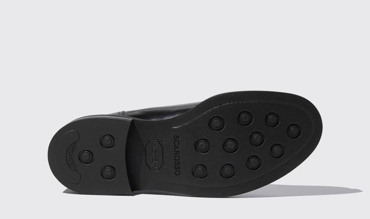 Best Sale Scarosso Eric Black Bright Black - Brushed Calf