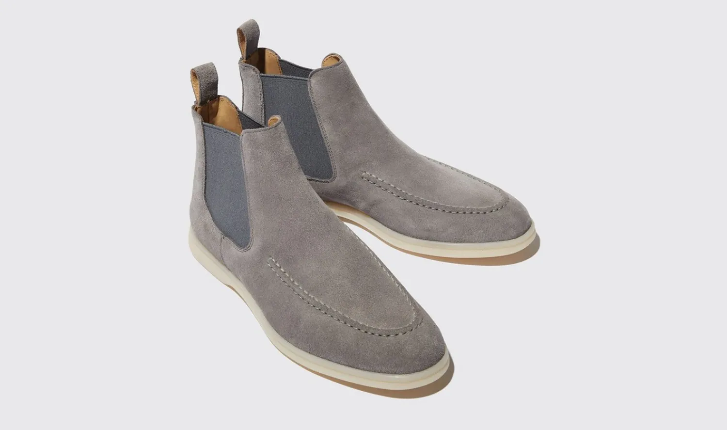 Clearance Scarosso Eugenia Grigia Scamosciata Grey - Suede Leather