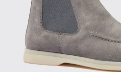 Clearance Scarosso Eugenia Grigia Scamosciata Grey - Suede Leather