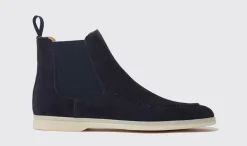 Online Scarosso Eugenio Blu Scamosciato Blue - Suede