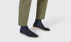 Online Scarosso Eugenio Blu Scamosciato Blue - Suede