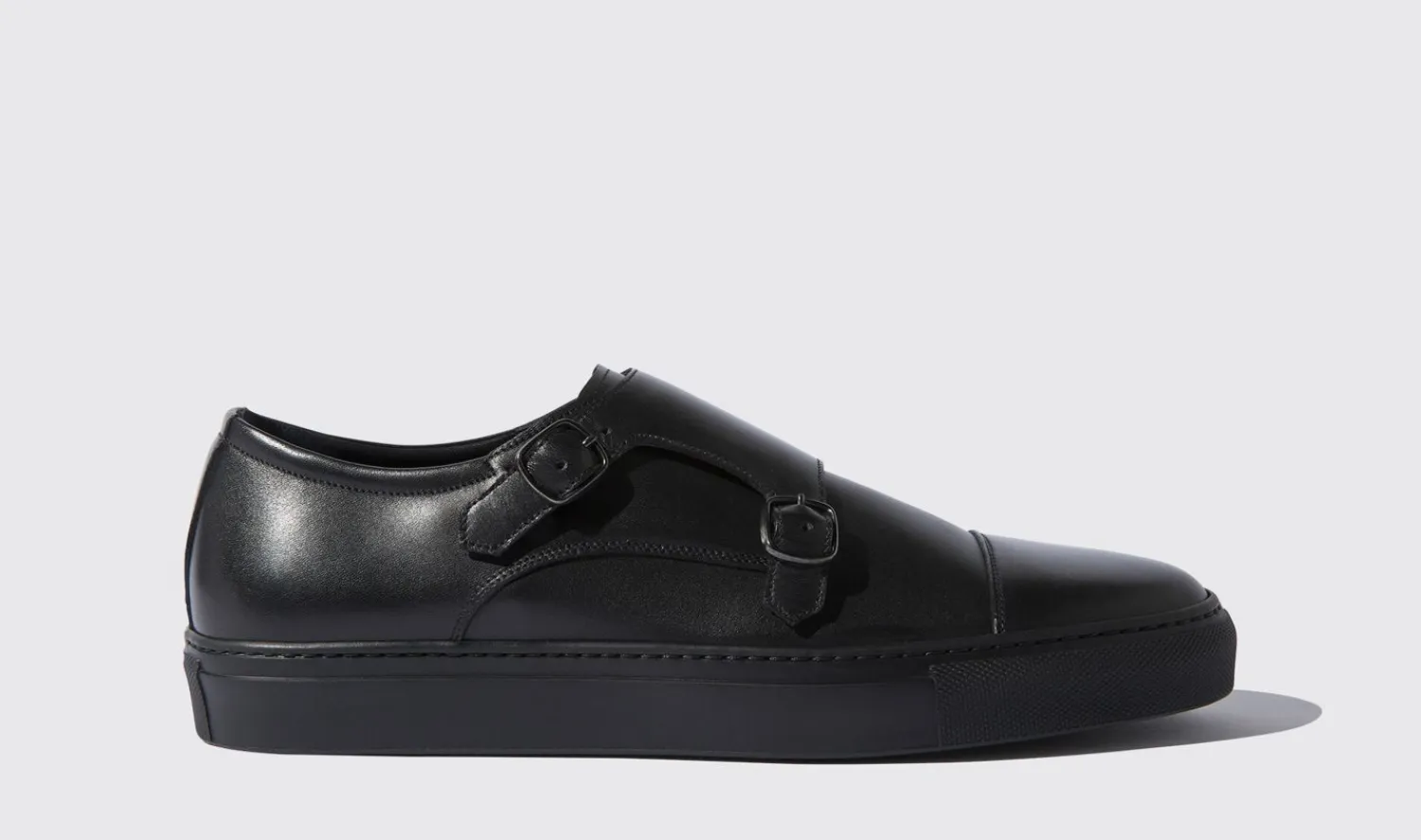 Shop Scarosso Fabio Nero Intenso Black Black - Calf