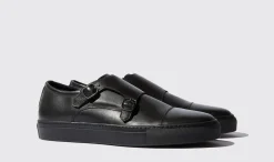 Shop Scarosso Fabio Nero Intenso Black Black - Calf