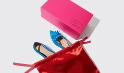 Online Scarosso Forget-Me-Not Light Blue - Suede