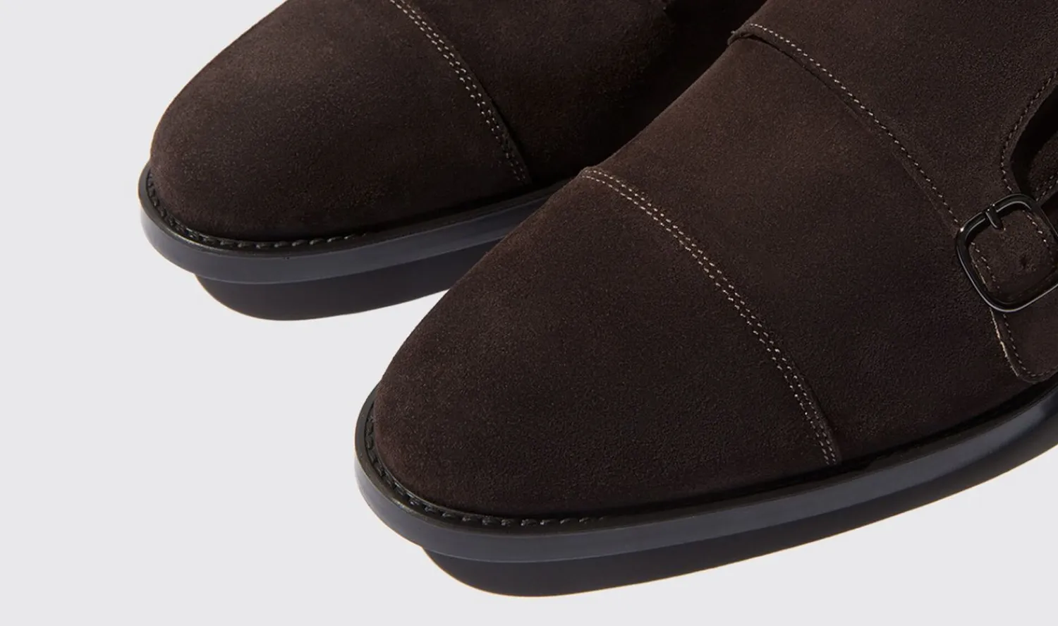 Shop Scarosso Francesco Moro Scamosciato Dark Brown Suede