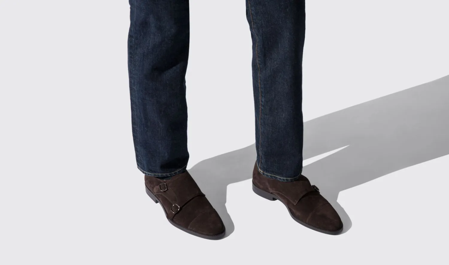 Shop Scarosso Francesco Moro Scamosciato Dark Brown Suede