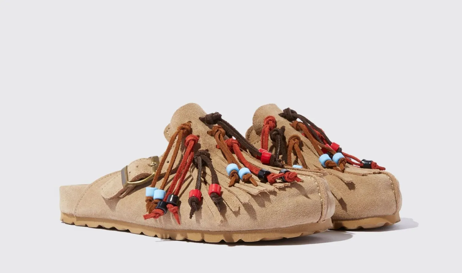 Sale Scarosso Gea Beige Beige - Suede