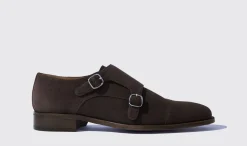 Cheap Scarosso Gervasio Ebano Scamosciato Leggero Dark Brown Suede - Light Line