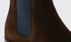 Shop Scarosso Giancarlo Moro Scamosciato Brown Suede