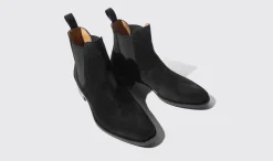 Best Scarosso Giancarlo Nero Scamosciato Black - Suede