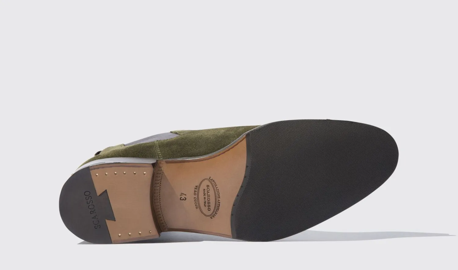 Best Sale Scarosso Giancarlo Oliva Green Suede