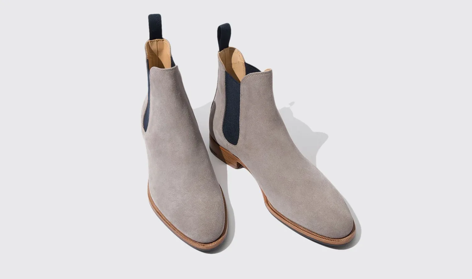 Shop Scarosso Giancarlo Taupe Taupe Suede