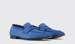 Sale Scarosso Gregory Blue Suede Blue - Suede