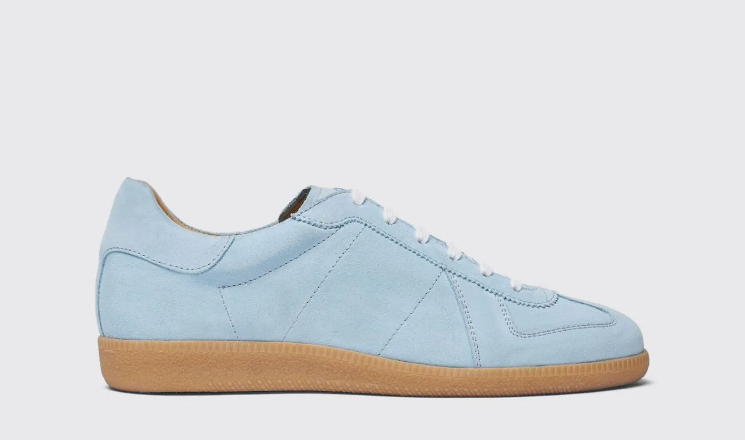 Clearance Scarosso Hans Light Blue Suede Light Blue - Suede