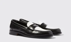 Store Scarosso Harper Black Edit Black & White - Calf